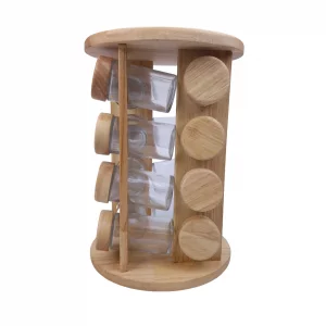 جا ادویه چوبی بزرگ 16 تایی کد WD5888