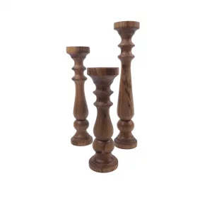 ست شمعدان سه تایی رومیزی کد WD5957