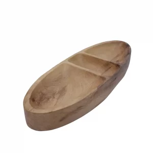 اردوخوری سه خانه چوبی مدل قایق کد WD5799