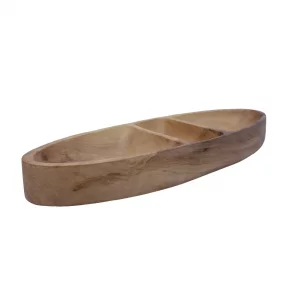 اردوخوری سه خانه چوبی مدل قایق کد WD5799