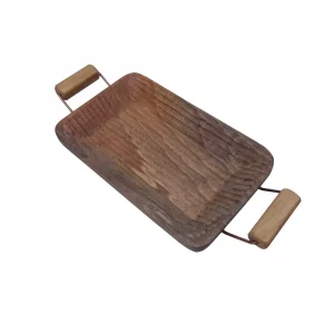 سینی چوبی دسته فلزی کد WD5800
