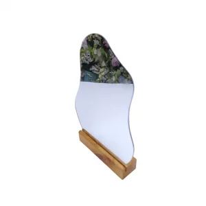 آینه چوبی رومیزی دفرمه  کد WD6021