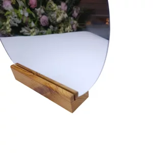 آینه چوبی رومیزی گرد کدWD6022