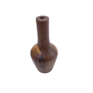 گلدان چوبی ساده رومیزی 20 سانت کد WD6026