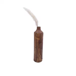 گلدان چوبی رومیزی استوانه کد WD6047