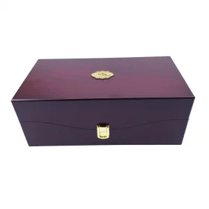 جعبه چوبی دمنوش و زعفران BW5558