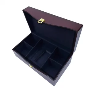 جعبه چوبی دمنوش و زعفران BW5558