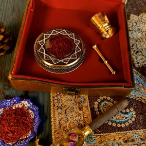 پک هدیه زعفران مدل خاطره کد PZ148