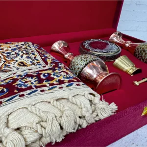 پک هدیه صنایع دستی و زعفران مدل شاهکار کد PZ150