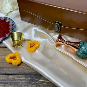 پک هدیه صنایع دستی و زعفران مدل فیروزه کد PZ149