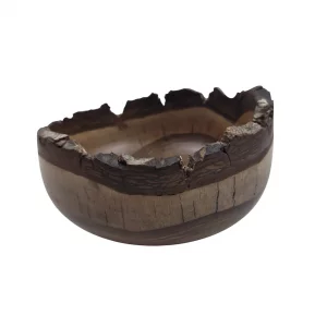 کاسه چوبی گردو دست ساز سایز کوچک کد WD6048