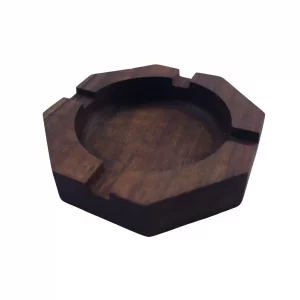 زیر سیگاری چوبی شش ضلعی کد WD6084