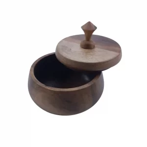قندان چوبی خمره ای کد WD6106