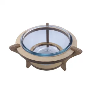 سوفله خوری با کاسه شیشه ای کد WD6129