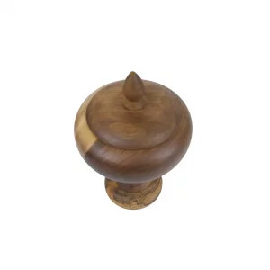 شکلات خوری چوبی پایه دار قطر 15 کد WD6136