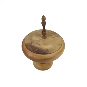 شکلات خوری چوبی پایه دار قطر 20 کد WD6137