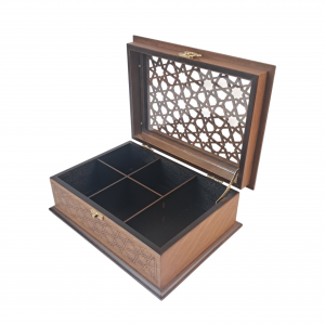 جعبه پذیرایی چوبی سری تشریفات کد BT023