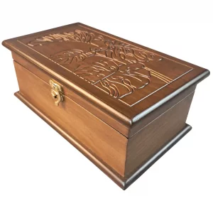 جعبه قاشق و چنگال طرح برگ کد BT053
