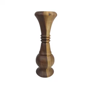 گلدان چوبی خراطی شده 30 سانت کد WD6148