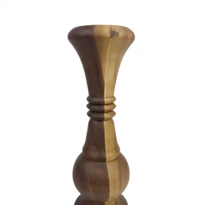 گلدان چوبی خراطی شده 30 سانت کد WD6148
