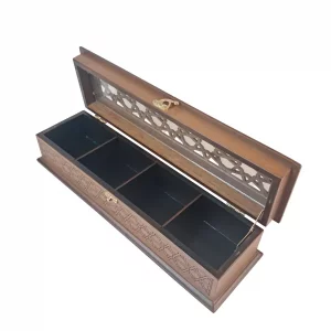 جعبه پذیرای چوبی سری تشریفات کد BT013
