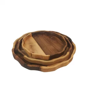 سینی چوبی دالبری سه سایز کد WD6162