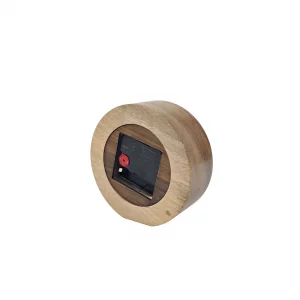 ساعت چوبی رومیزی گرد کد WD6169