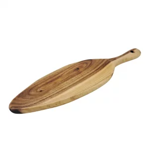 زیر قاشقی کنار گاز چوبی طرح برگ کد WD6223