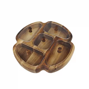 جعبه پذیرایی طرح گل گردو  کد WD6244