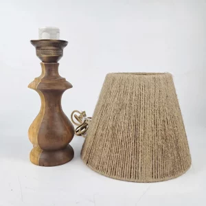 آباژور چوبی رومیزی خراطی  کد WD6234