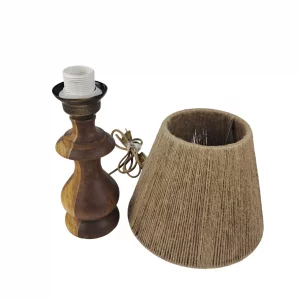 آباژور چوبی رومیزی خراطی  کد WD6234