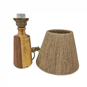 آباژور چوبی رومیزی استوانه ای  کد WD6233