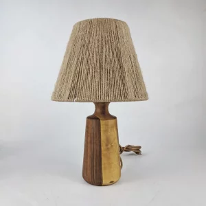 آباژور چوبی رومیزی استوانه ای  کد WD6233