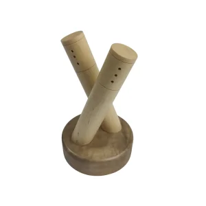 ست نمکدان چوبی میله ای  کد WD6251