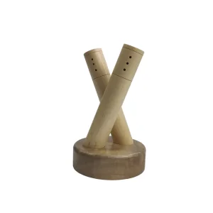 ست نمکدان چوبی میله ای  کد WD6251