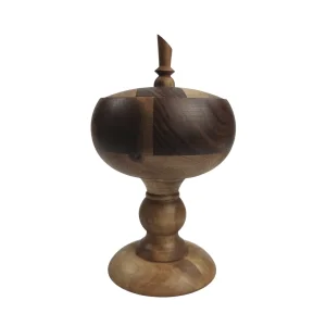 شکلات خوری چوبی پایه دار کد WD6252