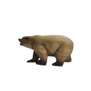 مجسمه چوبی طرح خرس  کد WD6254