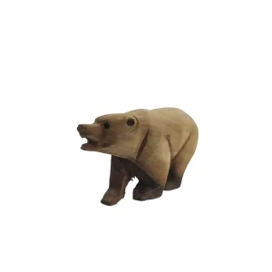 مجسمه چوبی طرح خرس  کد WD6254