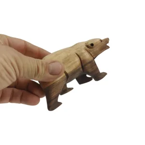 مجسمه چوبی طرح خرس  کد WD6254