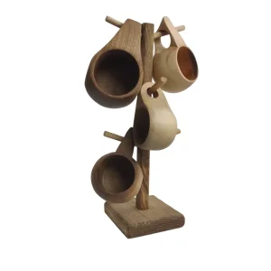 استند لیوان چوبی  کد WD6255