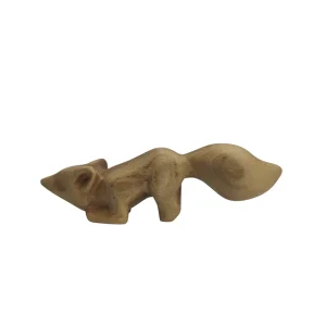 مجسمه چوبی طرح روباه کد WD6261