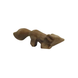 مجسمه چوبی طرح روباه کد WD6261