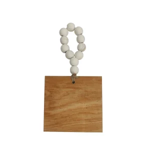 نشانگر چوبی مهره دار طرح مربع کد WD6268