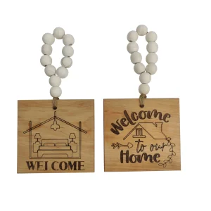 نشانگر چوبی مهره دار طرح مربع کد WD6268