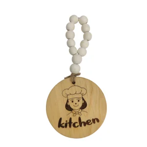 نشانگر چوبی مهره دار طرح گرد کد WD6269