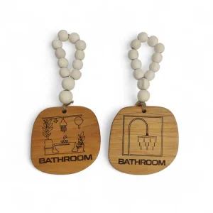 نشانگر چوبی مهره دار طرح دفرمه کد WD6270