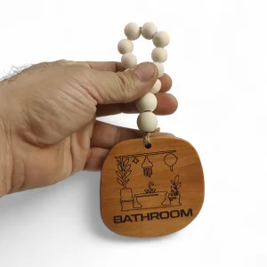 نشانگر چوبی مهره دار طرح دفرمه کد WD6270