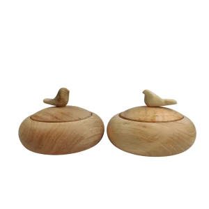 قندان چوبی طرح پرنده توسکا کد WD5870