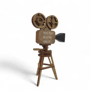 دوربین چوبی پایه دار تزئینی کد WD6274