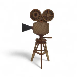 دوربین چوبی پایه دار تزئینی کد WD6274